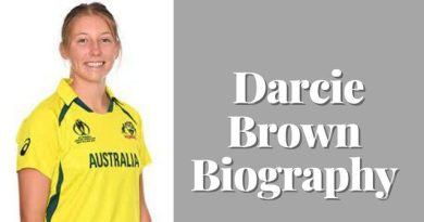 Darcie Brown (Cricketer) Age , Weight , Height , Husband , Life , Family , Biography