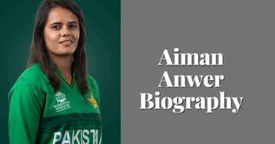 Aiman Anwer (Cricketer) Age , Weight , Height , Husband , Life , Family , Biography