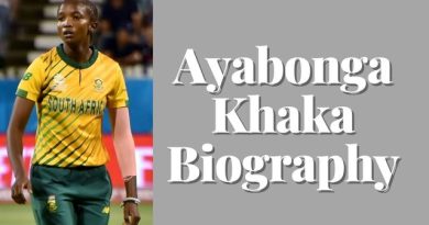 Ayabonga Khaka (Cricketer) Age , Weight , Height , Husband , Life , Family , Biography