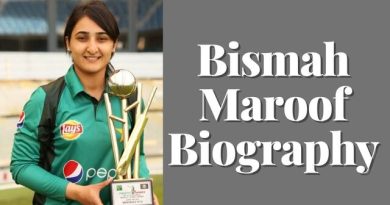 Bismah Maroof (Cricketer) Age , Weight , Height , Husband , Life , Family , Biography