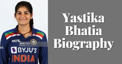 Yastika Bhatia (Cricketer) Age , Weight , Height , Husband , Life , Family , Biography