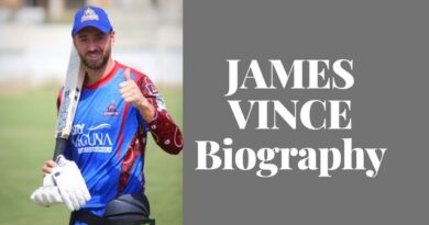 James Vince Age , Weight , Height , Wife , Life , Family , Biography