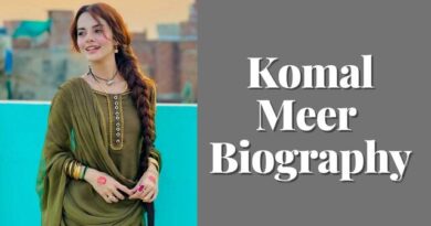 Komal Meer Age , Weight , Height , Husband , Life , Family , Biography