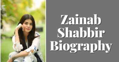 Zainab Shabbir Age , Weight , Height , Husband , Life , Family , Biography