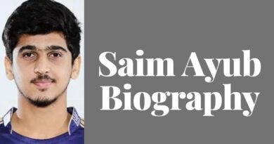 Saim Ayub Age , Weight , Height , Wife , Life , Family , Biography