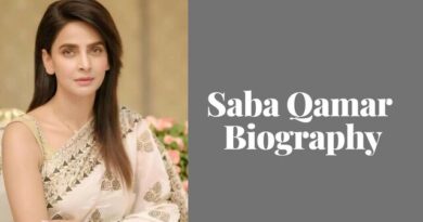 A Comprehensive Guide to Saba Qamar's Age, Weight, Height, Husband, Life, Family, Biography