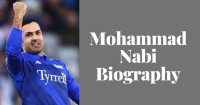 A Comprehensive Guide to Mohammad Nabi's Age, Weight, Height, Wife, Life, Family, Biography