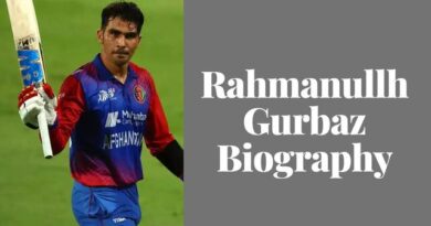 A Comprehensive Guide to Rahmanullah Gurbaz's Age, Weight, Height, Wife, Life, Family, Biography