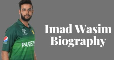 A Comprehensive Guide to Imad Wasim's Age, Weight, Height, Wife, Life, Family, Biography