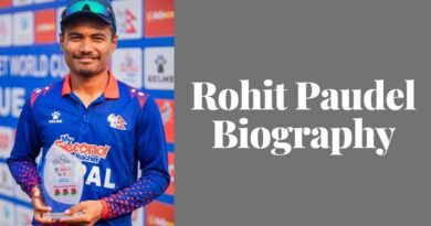 A Comprehensive Guide to the Rohit Paudel Age, Weight, Height, Wife, Life, Family, Biography