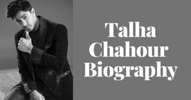 Talha Chahour Age, Weight, Height, Wife, Life, Biography 