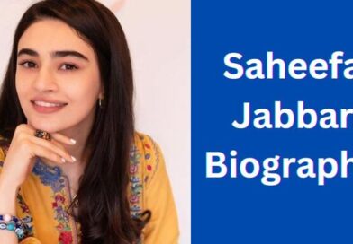 Saheefa Jabbar Khattak Age, Weight, Husband, Family, Career, Biography